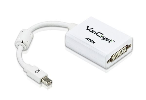 ATEN VC960 - DisplayPort-adapter - Mini DisplayPort (hann) til DVI-I (hunn) - 20 cm - hvit