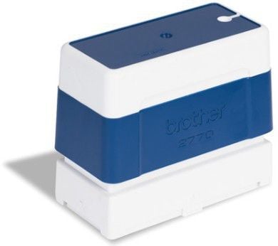Brother 2770 - Stempel - forhåndsfarget - blå - tilpasset tekst - 27 x 70 mm (en pakke 6) - for StampCreator PRO SC-2000, PRO SC-2000USB