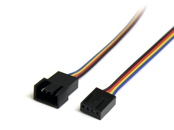 StarTech.com 12in 4 Pin Fan Power Extension Cable - M/F - Fan power extension cable - 4 pin PWM (M) to 4 pin PWM (F) - FAN4EXT12 - Forlengelseskabe...