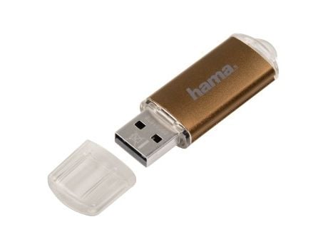 Hama FlashPen "Laeta" - USB-flashstasjon - 32 GB - USB 2.0 - brun