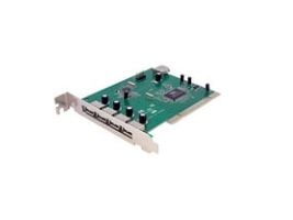 Startech 7 Port PCI USB Card Adapter - PCI to USB 2.0 Controller Adapter Card - Full Profile Expansion Card (PCIUSB7) - USB-adapter - PCI - USB, US...