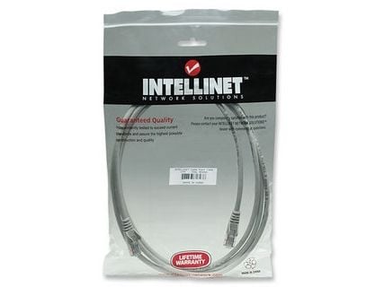 Intellinet 1m Cat5e UTP, 1 m, RJ-45, RJ-45, Grå