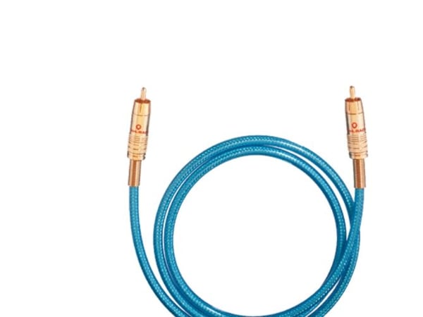 OEHLBACH 10701, RCA, Hanstik, RCA, Hanstik, Hanstik, 1,5 m, Blå