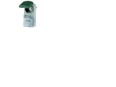 REV 0025750409, Päivä-/viikkoajastin, Vihreä, Harmaa, Digitaalinen, Painikkeet, IP44, 230 V