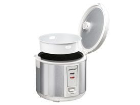 Steba RK 2 - Riskoker - 1.8 liter - 700 W - rustfritt stål / hvit