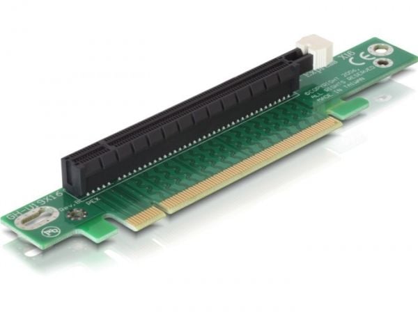 Delock Riser card PCI Express x16 angled 90° left insertion - Kort för stigare