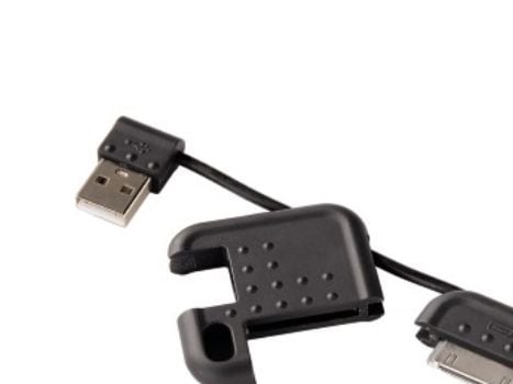 Hama "Piccolino" Charging/Sync Adapter - Lade-/datakabel - Apple Dock hann til USB hann - for Apple iPad/iPhone/iPod (Apple Dock)