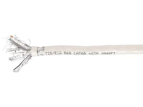 Varusteet 401491, 100 m, Cat6a, S/FTP (S-STP)