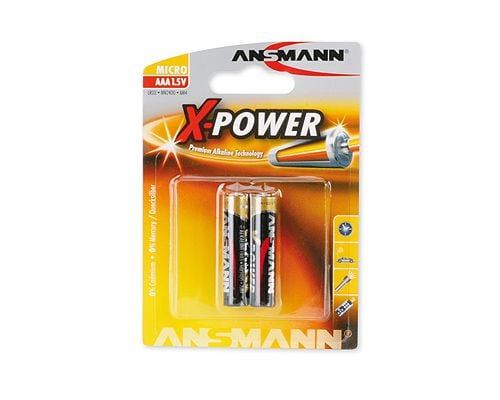 ANSMANN X-POWER Micro AAA - Batteri 2 x AAA - alkaliskt