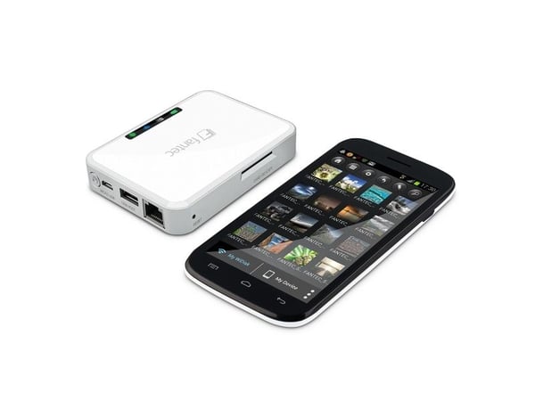 Fantec MWiD25-DS, Mikä tahansa tuotemerkki, Micro-USB, Valkoinen