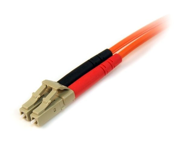 Startech 15m Fiber Optic Cable - Multimode Duplex 50/125 - LSZH - LC/LC - OM2 - LC to LC Fiber Patch Cable - Nettverkskabel - LC multimodus (hann) ...