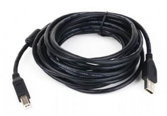 Gembird CCF-USB2-AMBM-10 - USB-kaapeli - USB tyyppi B (uros) - USB (uros) - 3 m - muotoiltu - musta