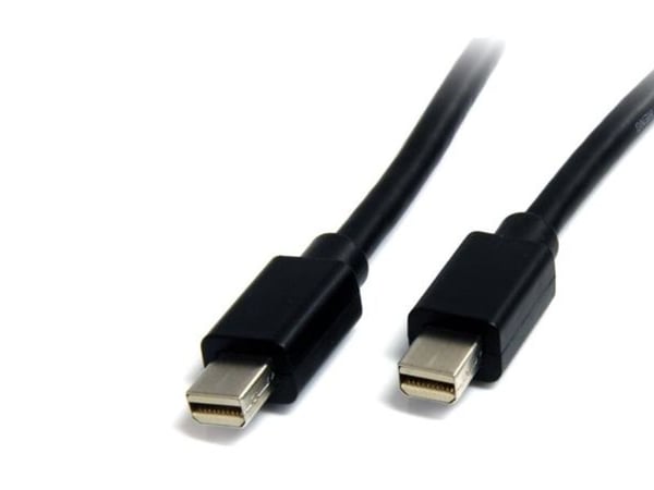 StarTech 2m Mini DisplayPort 1.2 Cable M/M Mini DisplayPort 4k - DisplayPort-kabel - Mini DisplayPort (hann) til Mini DisplayPort (hann) - 2 m - svart
