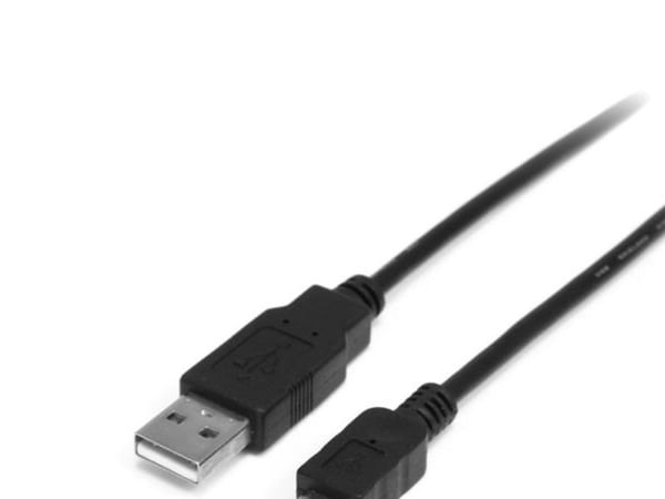 StarTech 2m Mini USB 2.0 Cable A to Mini B M/M - USB-kabel - USB (hann) til mini-USB type B (hann) - USB 2.0 - 2 m - svart