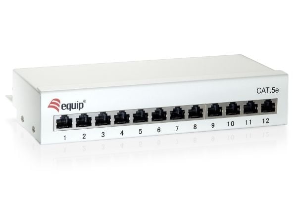 Equip 227362, IEEE 802.3, IEEE 802.5, RJ-45, Gull, Cat6, Grå, RoHS