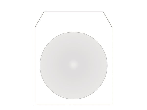 MediaRange BOX62, Sleeve til laptop, 1 disker, Hvit, Papir, 120 mm, RoHS