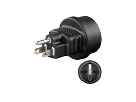 MicroConnect Universal adapter US/Schuko - Adapter för effektkontakt