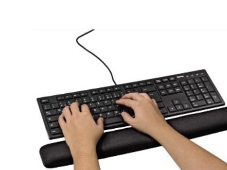 Hama "Ergonomic" Keyboard Wrist Rest - Handledsstöd till tangentbord - svart