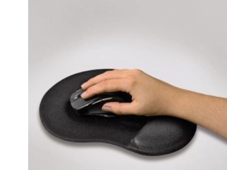 Hama "Ergonomisk" musplatta mini - Musemåtte - sort