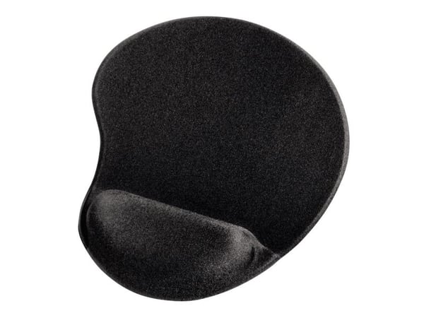 Hama Ergonomic, Musta, Yksivärinen, Rannetuki, Liukumaton pohja