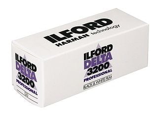 Ilford DELTA 3200 Professional - Svart/hvit duplikatfilm - 120 (6 cm) - ISO 3200