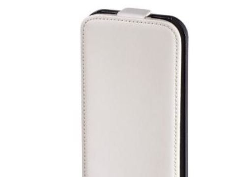 Hama Mobile Phone Window Case "Frame" - Eske for mobiltelefon - lær - hvit