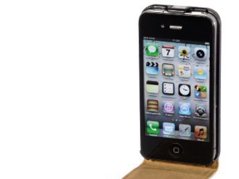 Hama Mobile Phone Window Case "Frame" - Eske for mobiltelefon - lær - hvit