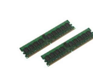 CoreParts - DDR2 - sett - 4 GB: 2 x 2 GB - DIMM 240-pin - 800 MHz / PC2-6400 - CL5 - ikke-bufret - ikke-ECC