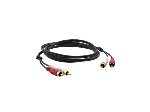 Kramer Electronics 2xRCA, M/M, 7.6m, RCA, Uros, RCA, Uros, 7,6 m, Musta