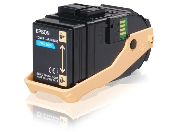 Epson - Cyan - original - tonerpatron - for Epson AL-C9500DN; AcuLaser C9300D2TN, C9300D3TNC, C9300DN, C9300DTN, C9300N, C9300TN