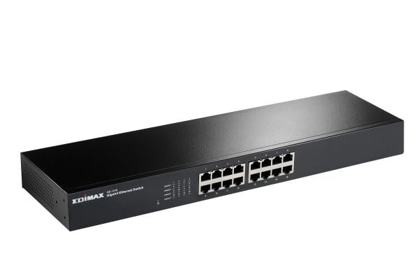 Edimax GS-1016 - Switch - 16 x 10/100/1000 - rackmonterbar