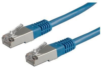 ROLINE S/FTP (PiMF) Patch Cord Cat.6, blue 7.0m, Blå, 100 O, 7 mm