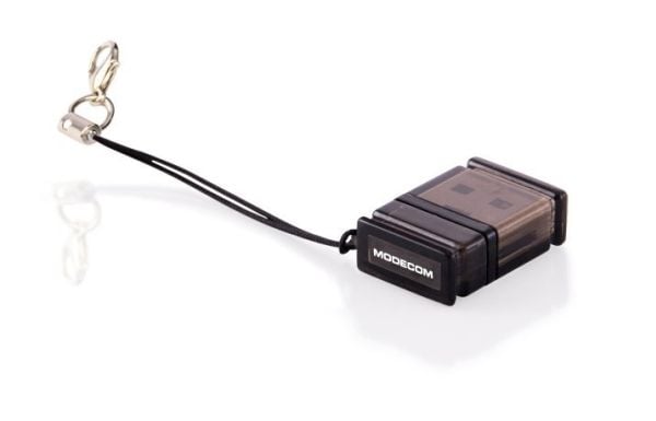Modecom CR-Nano, microSDHC, Sort, 480 Mbit/s, USB 2.0, 5 g, 7 x 14 x 21 mm