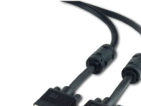 Cablexpert Premium CC-PPVGAX-6B - VGA-kabel - HD-15 (VGA) (hunn) til HD-15 (VGA) (hann) - 1.8 m - formstøpt, tommelskruer - svart