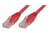 MicroConnect - Nätverkskabel - RJ-45 (hane) till RJ-45 (hane) - 15 m - UTP - CAT 5e - röd