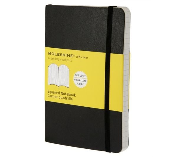 Moleskine Classic Soft Kvadreret Pocket Sort Moleskine Classic Soft Kvadreret Pocket Sort