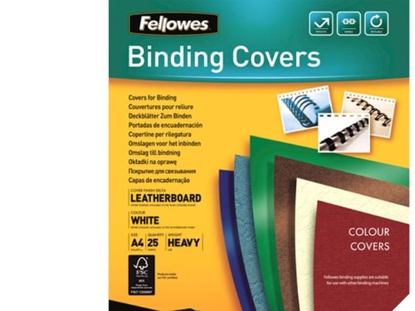 Fellowes 5373602, A4, Papir, Hvit, 1 mm, 216 mm, 298 mm