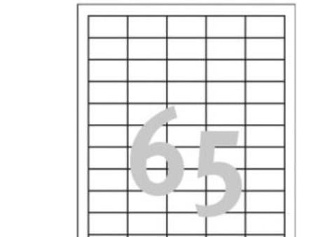 Avery QuickPEEL resirkulerte etiketter LR3666 - 21,2 x 38 mm 6500 etikett(er) (100 ark x 65 resirkulerte etiketter