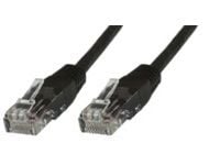 MicroConnect - Verkkokaapeli - RJ-45 (uros) - RJ-45 (uros) - 2 m - UTP - CAT 5e - musta