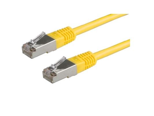 ROLINE 21.15.1322, 0,5 m, Cat6, S/FTP (S-STP), RJ-45, RJ-45, Gult
