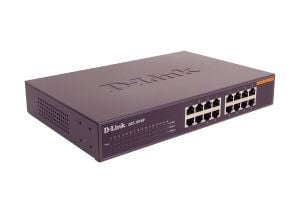 D-Link DES 1016D - Switch - 16 x 10/100 - skrivbordsmodell
