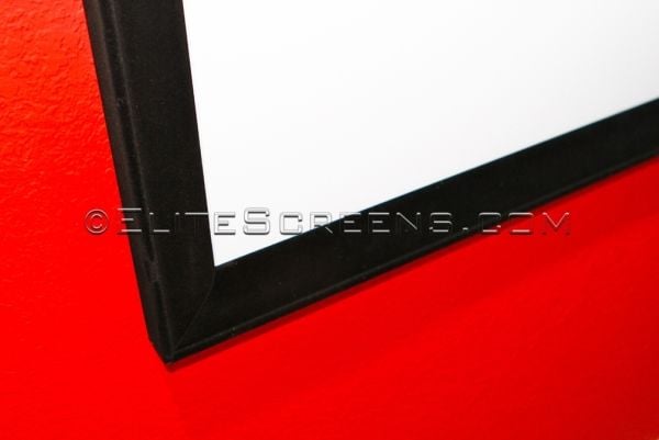 Elite SableFrame ER135WH1 - Projeksjonsskjerm - veggmonterbar - 135" (343 cm) - 16:9 - CineWhite - fløyelssvart