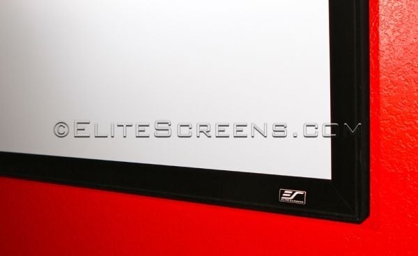 Elite SableFrame ER135WH1 - Projeksjonsskjerm - veggmonterbar - 135" (343 cm) - 16:9 - CineWhite - fløyelssvart