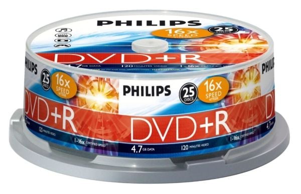 Philips DVD+R DR4S6B25F/00, DVD+R, 4,7 GB