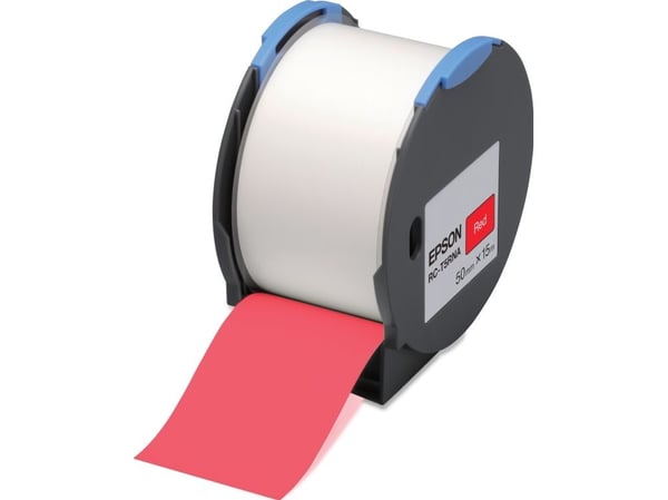Epson RC-T5RNA - Polyolefin - selv-adhesiv - rød - Rull (5 cm x 15 m) 1 rull(er) plastteip - for LabelWorks Pro100