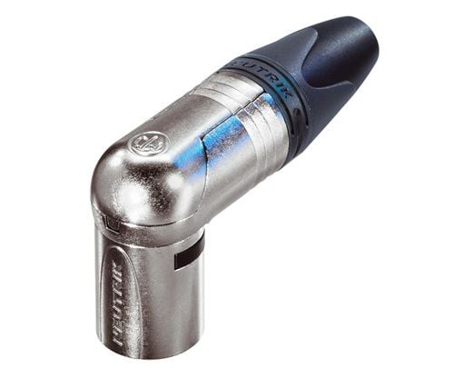 Neutrik NTR-NC3MRX, XLR, Sort, Sølv, Nickel, Polyamid, Polyoksymetylen (POM), Polyurethan, Zink-stål, -30 - 80 °C, 71,2 mm, 38,5 mm