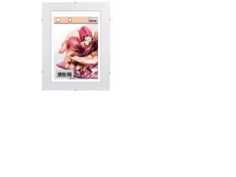Hama Frameless Picture Holder Clip-Fix - Fotoholder - Designet for : 8x12 in (20x30 cm) - glass - rektangulær