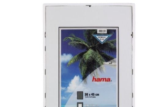 Hama Frameless Picture Holder Clip-Fix - Fotoholder - Designet for : 8x12 in (20x30 cm) - glass - rektangulær