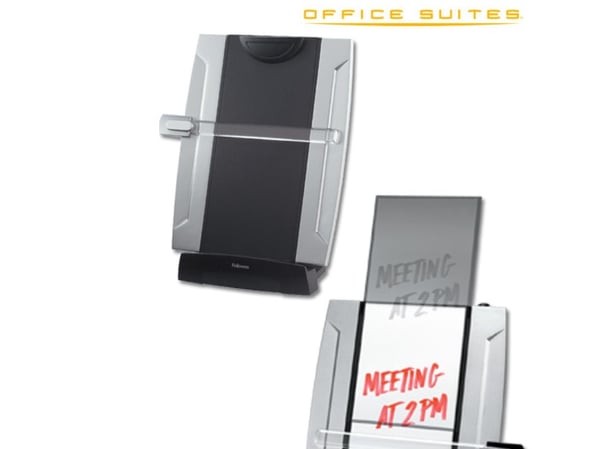 Fellowes Office Suites Desktop Copyholder with Memo Board - Kopiholder - svart