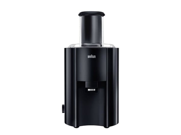 Braun J300, Juicesentrifuge, Sort, Trinn, 2 l, 7,5 cm, 1250 ml